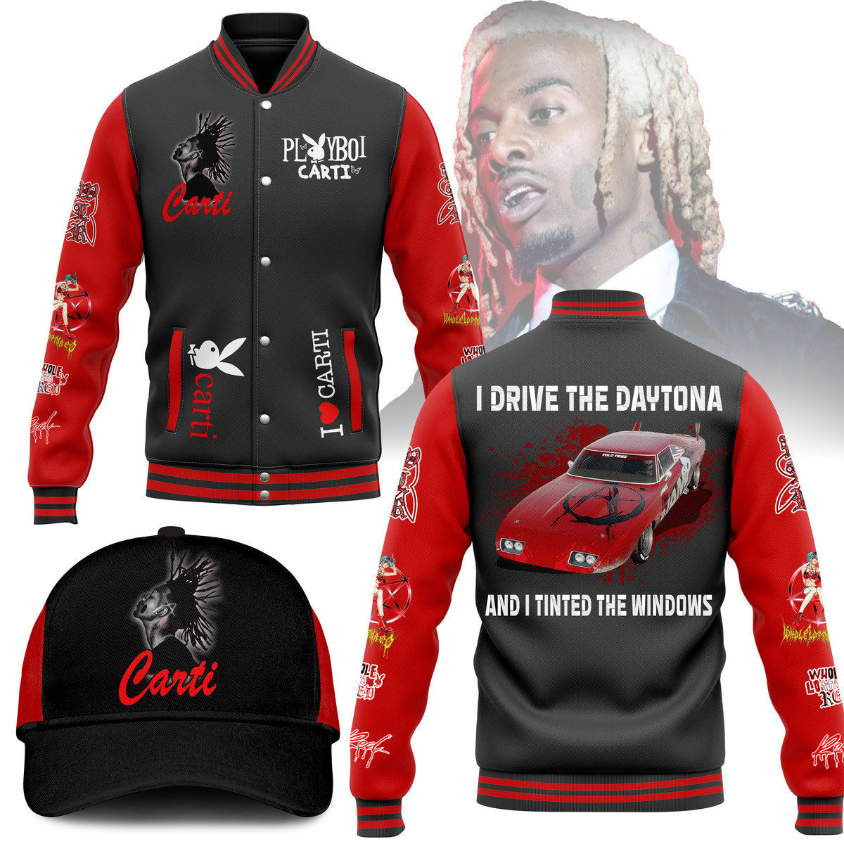 comfimerch playboi carti new bomber baseball jacket for fan dvv1m