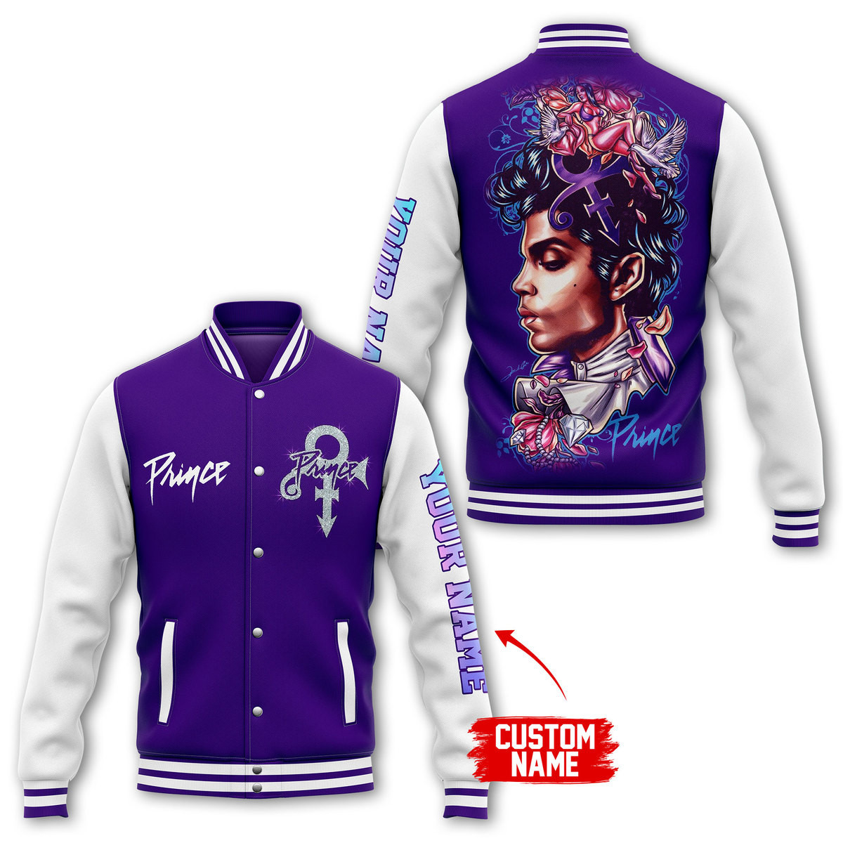 comfimerch prince new bomber baseball jacket for fan 7qsyc