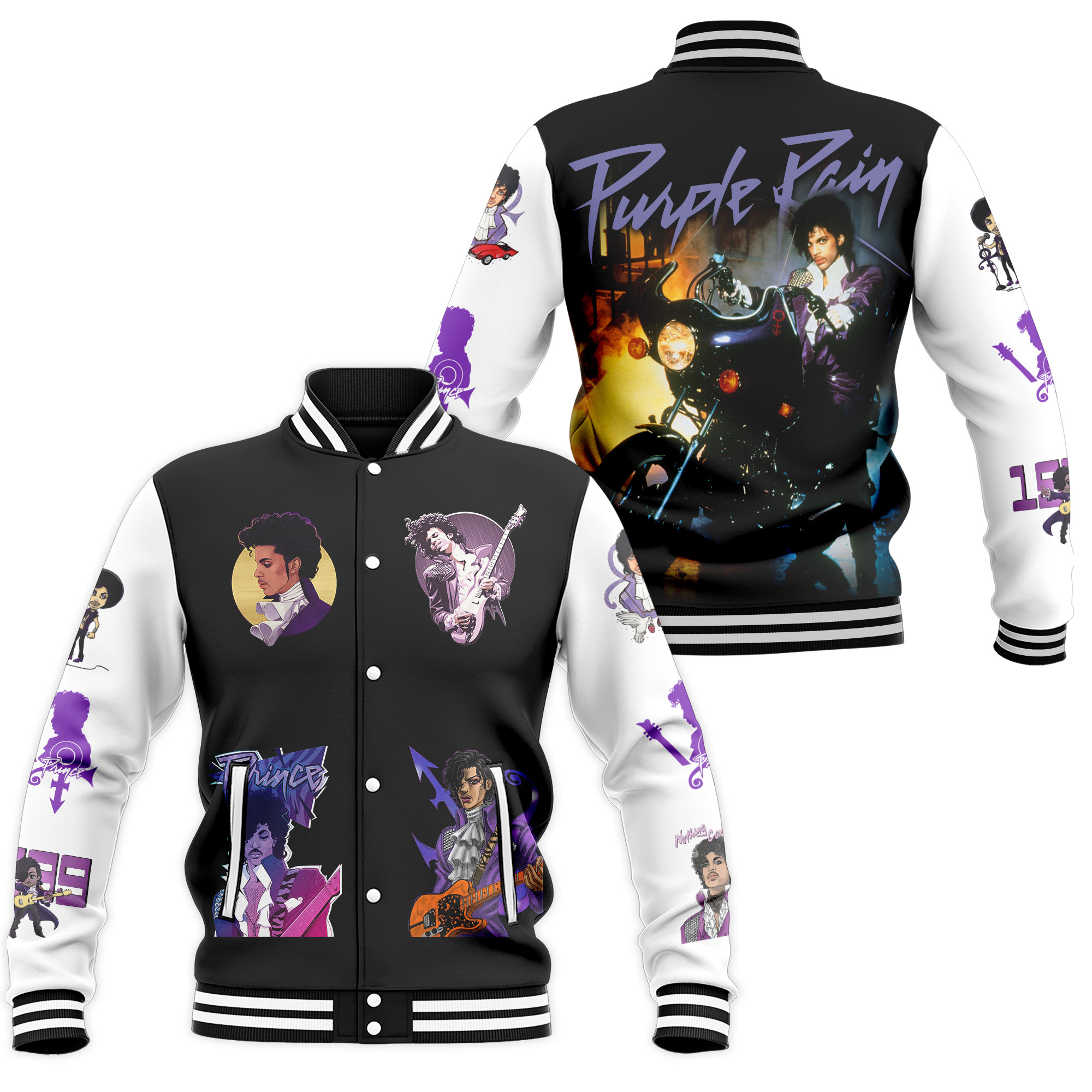 comfimerch prince new bomber baseball jacket for fan ro8pm