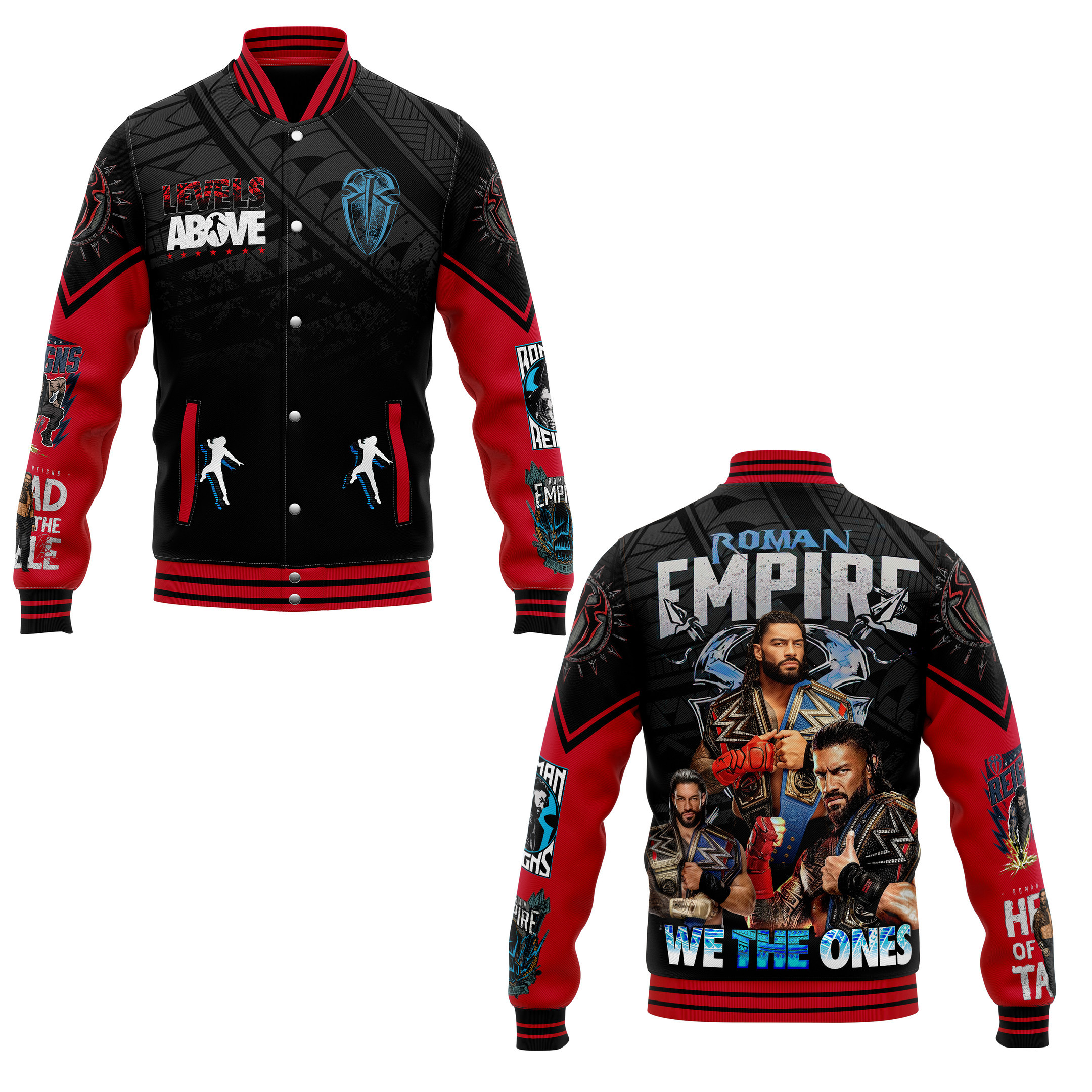 comfimerch roman reigns new bomber baseball jacket for fan uhfdp