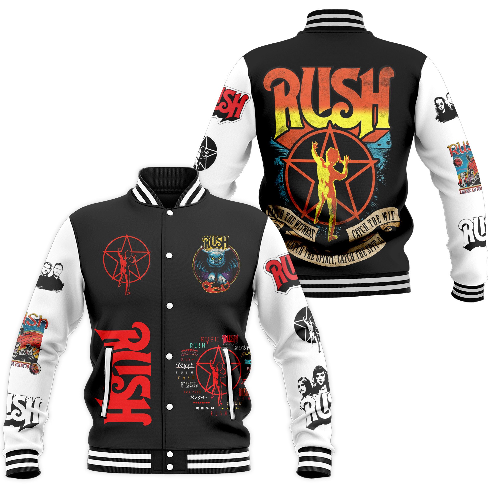 comfimerch rush new bomber baseball jacket for fan pl5fc