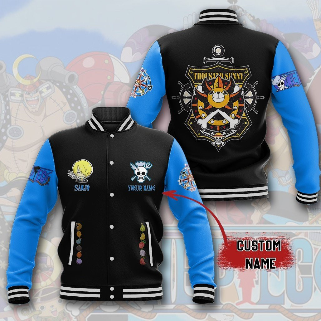 comfimerch sanji one piece new bomber baseball jacket for fan 68bxy