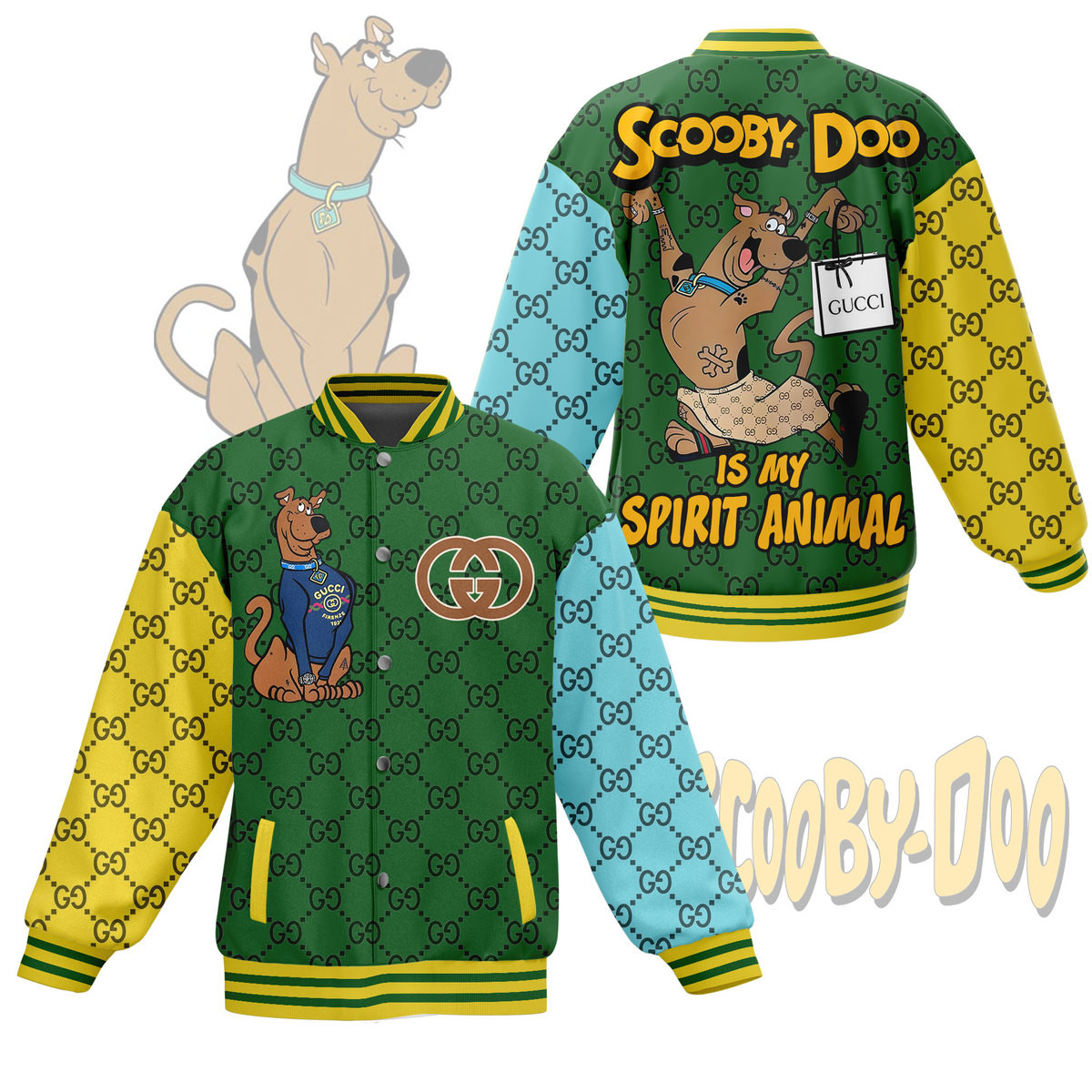 comfimerch scooby doo new bomber baseball jacket for fan nguy0