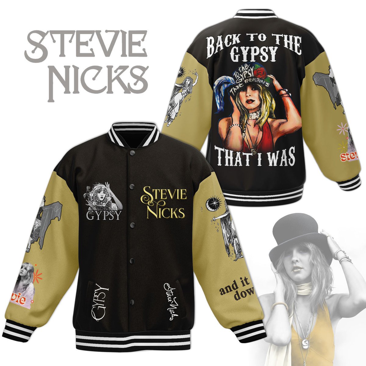 comfimerch stevie nicks new bomber baseball jacket for fan mtmiy