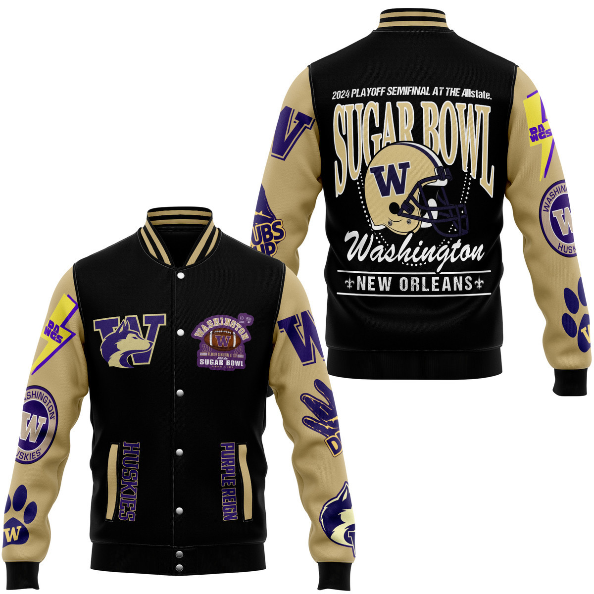 comfimerch sugar bowl new bomber baseball jacket for fan lkxrq