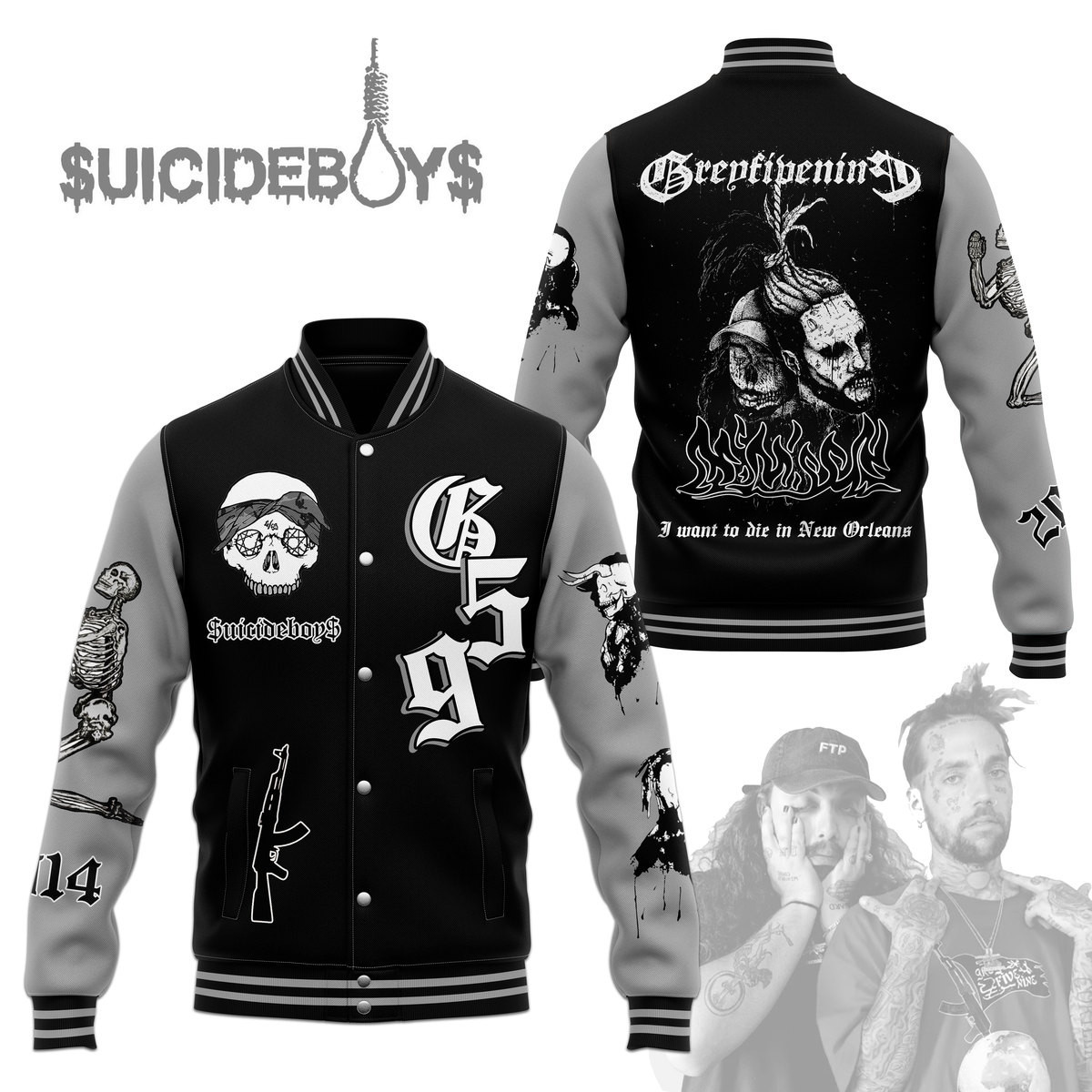 comfimerch suicideboys new bomber baseball jacket for fan m7sqw