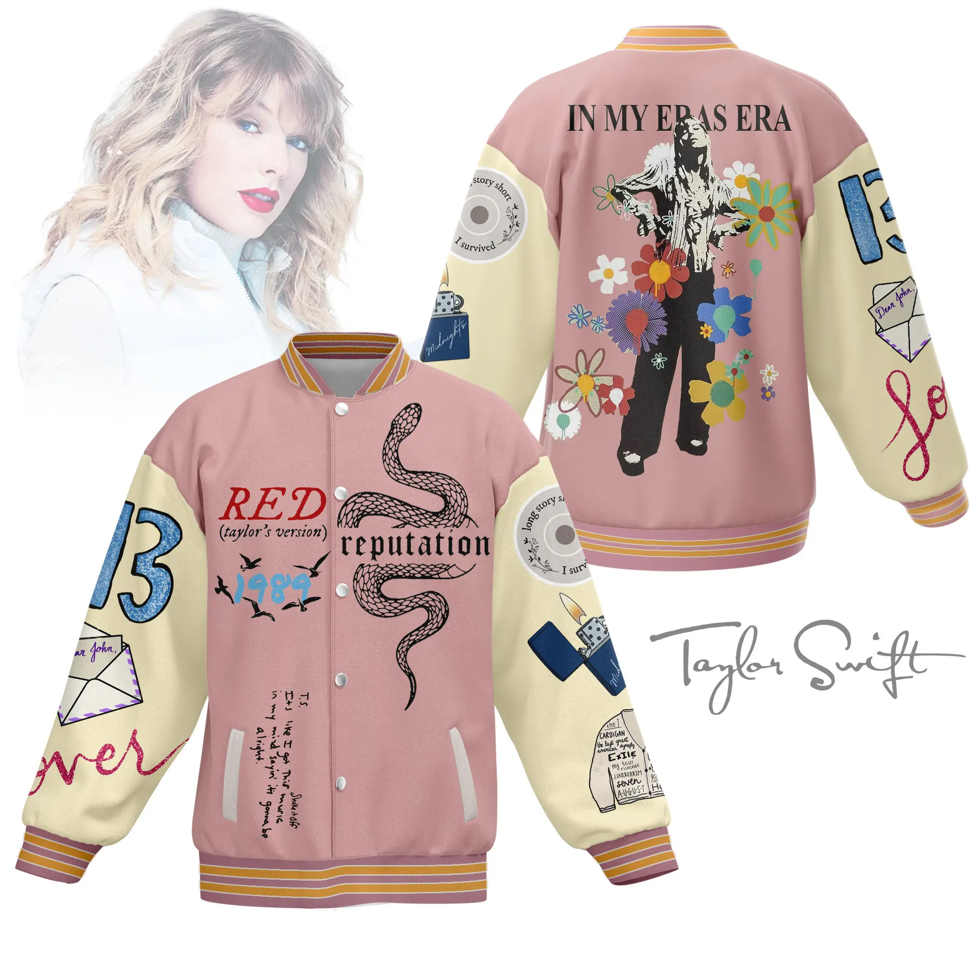 comfimerch taylor swift new bomber baseball jacket for fan bj1nj