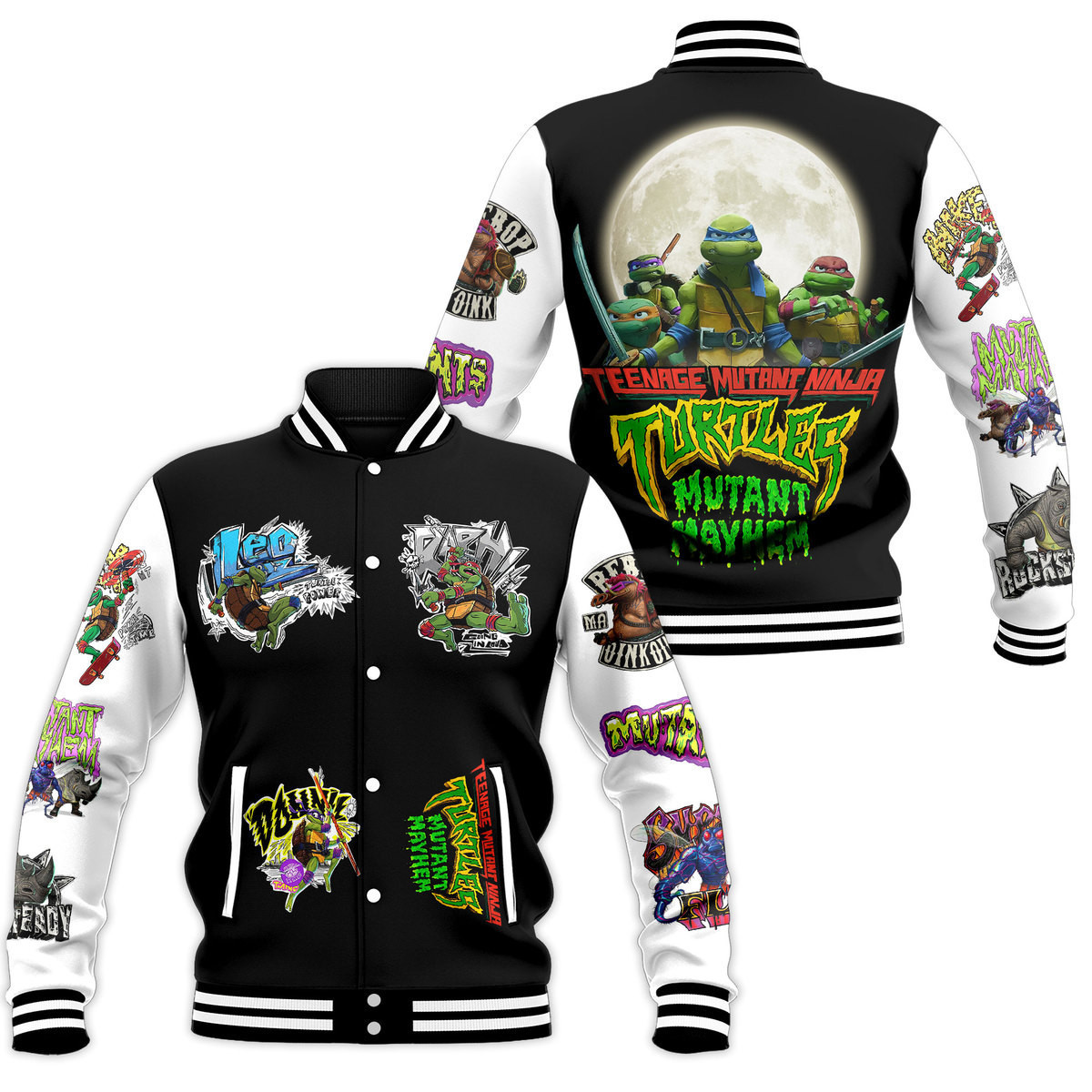 comfimerch teenage mutant ninja turtles new bomber baseball jacket for fan ldjyr