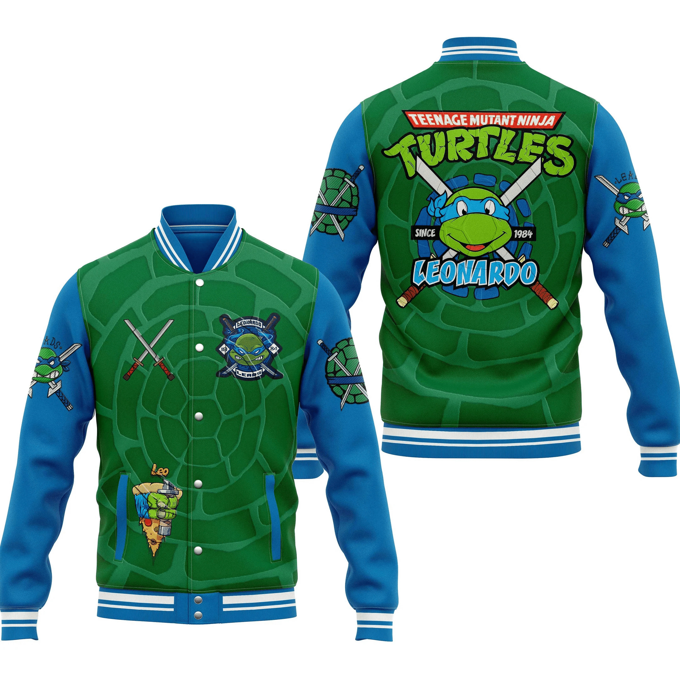 comfimerch teenage mutant ninja turtles new bomber baseball jacket for fan lzcjl