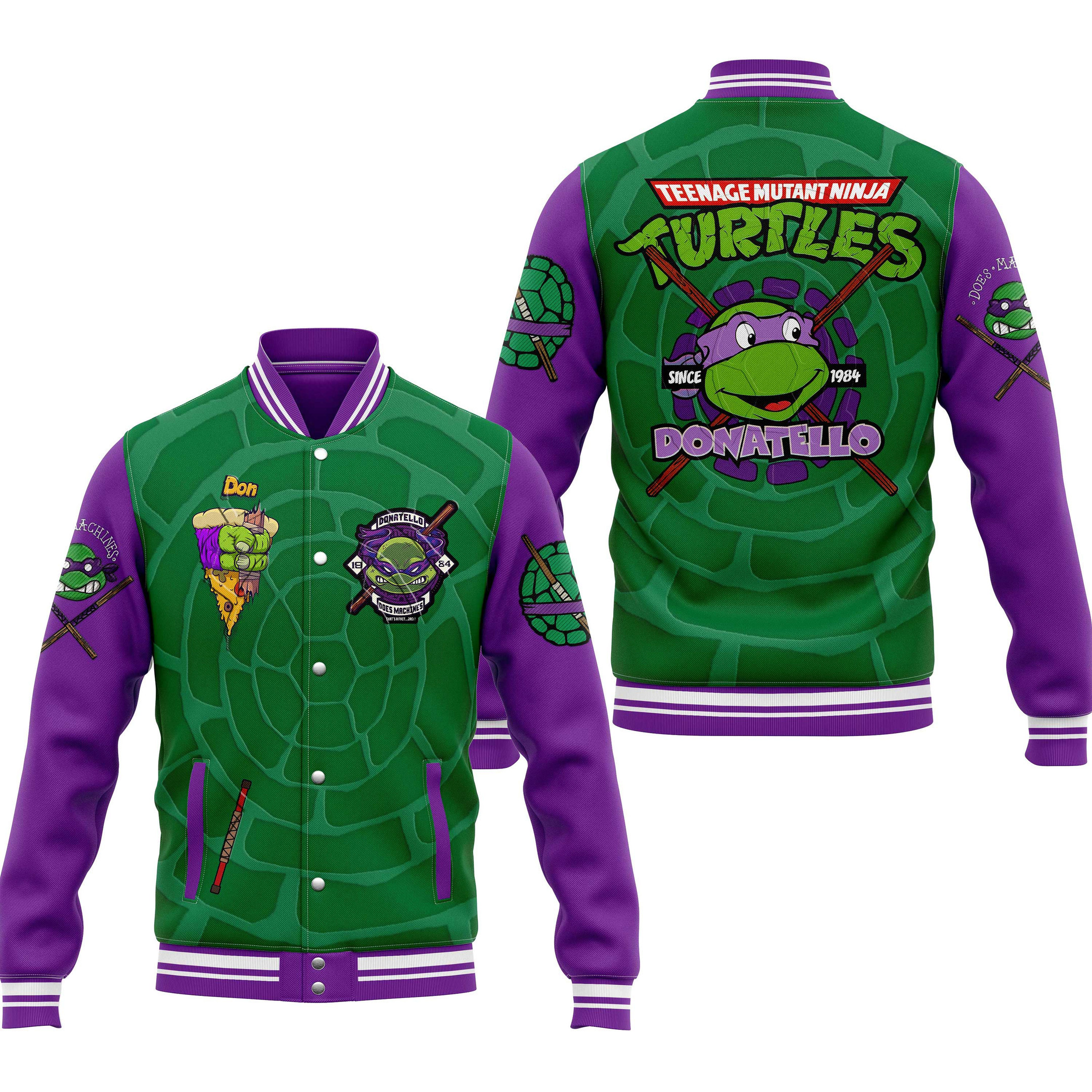 comfimerch teenage mutant ninja turtles new bomber baseball jacket for fan oherb