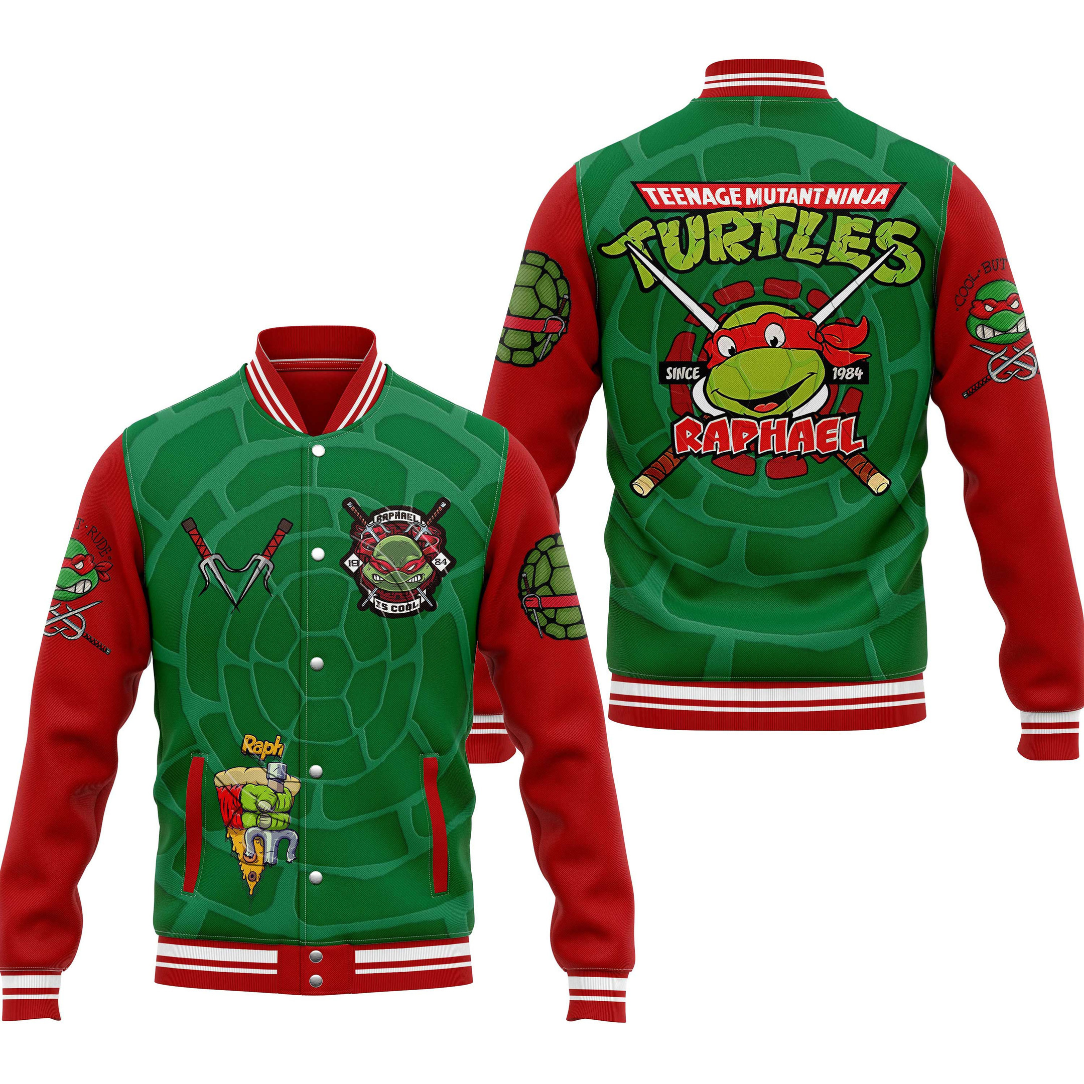 comfimerch teenage mutant ninja turtles new bomber baseball jacket for fan ufibn