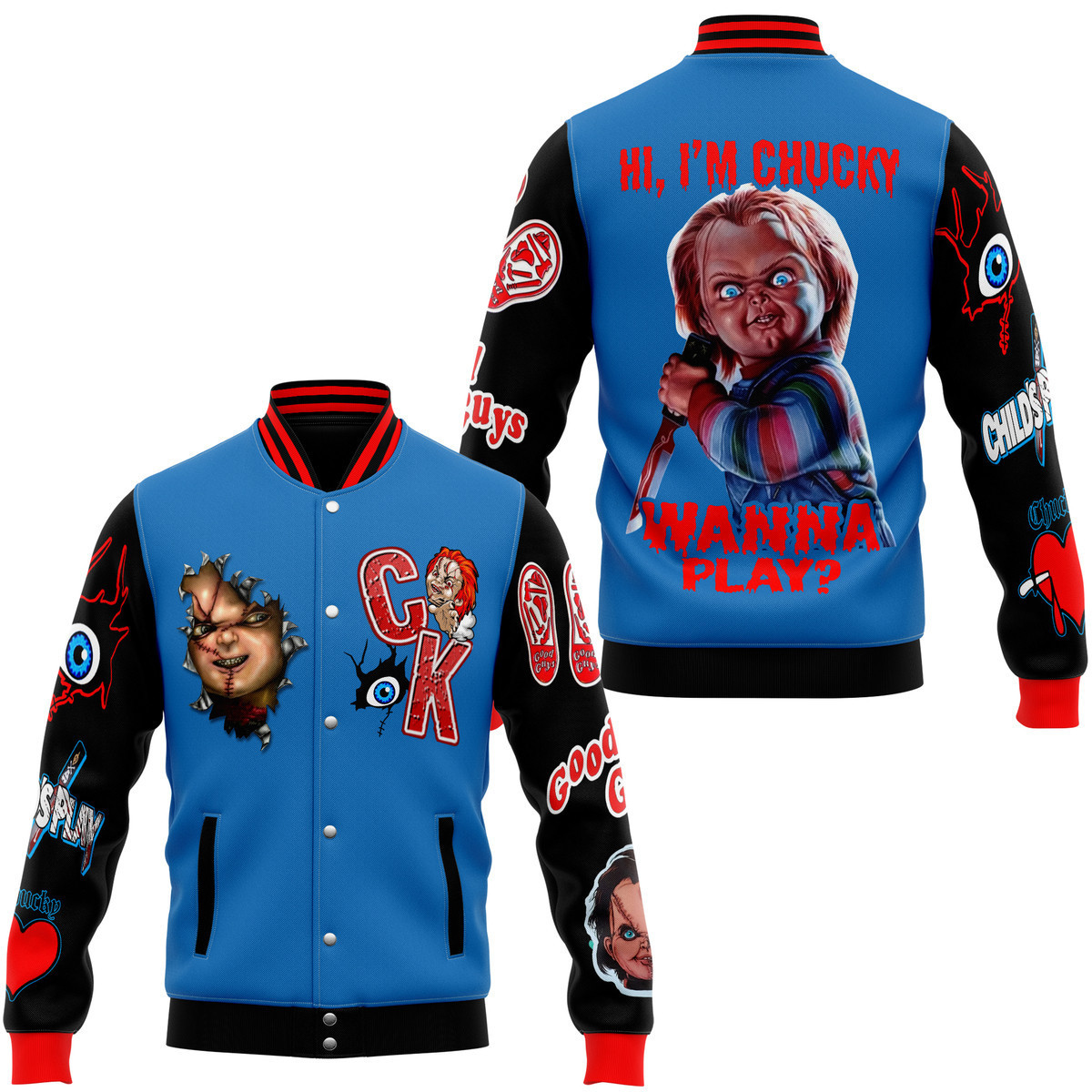 comfimerch the chucky new bomber baseball jacket for fan 1ksay