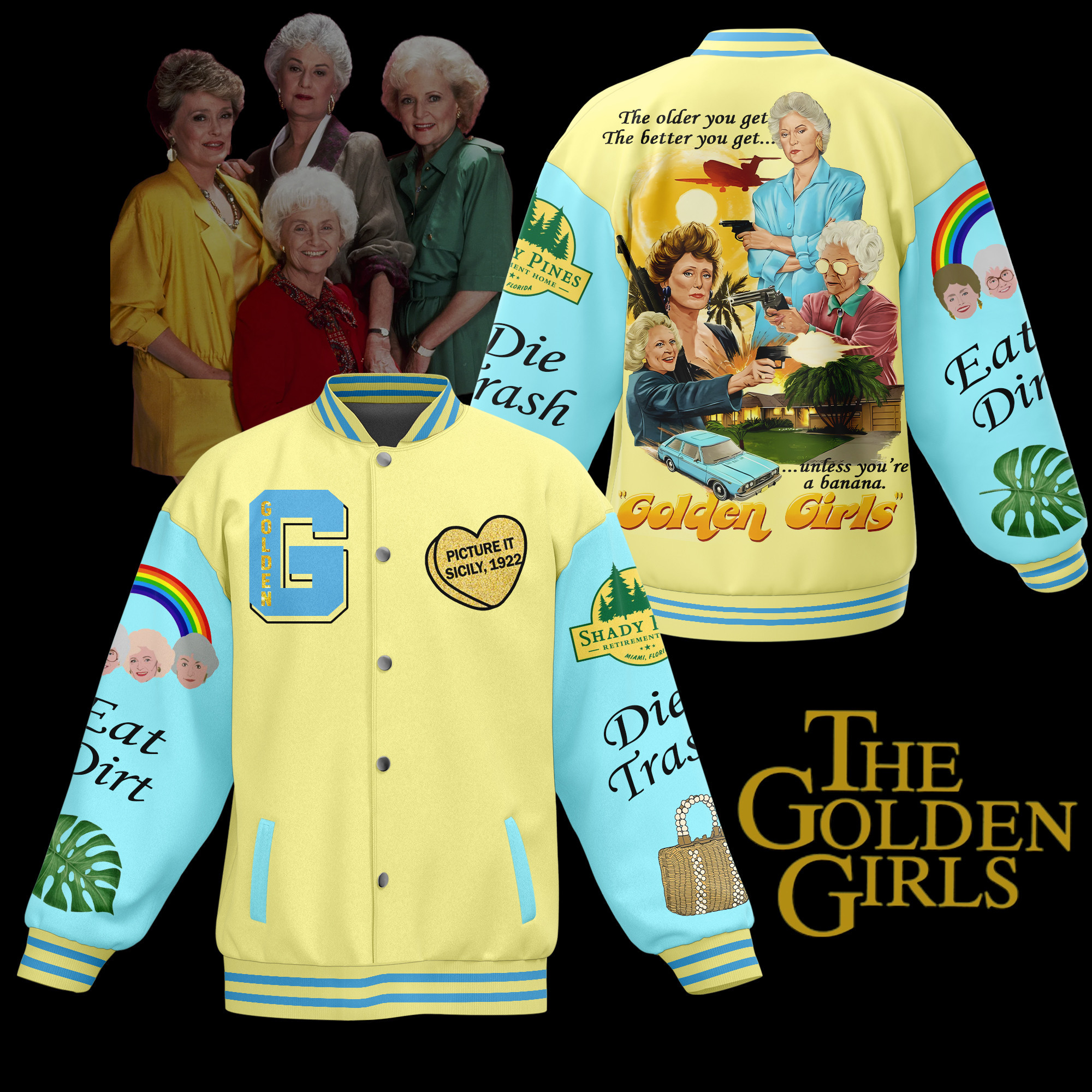 comfimerch the golden girls new bomber baseball jacket for fan bsc26