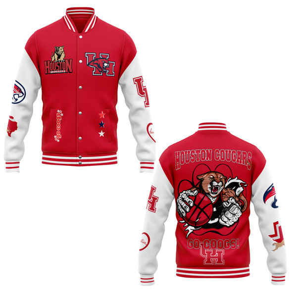 comfimerch the houston cougarsncaa new bomber baseball jacket for fan y4i1x