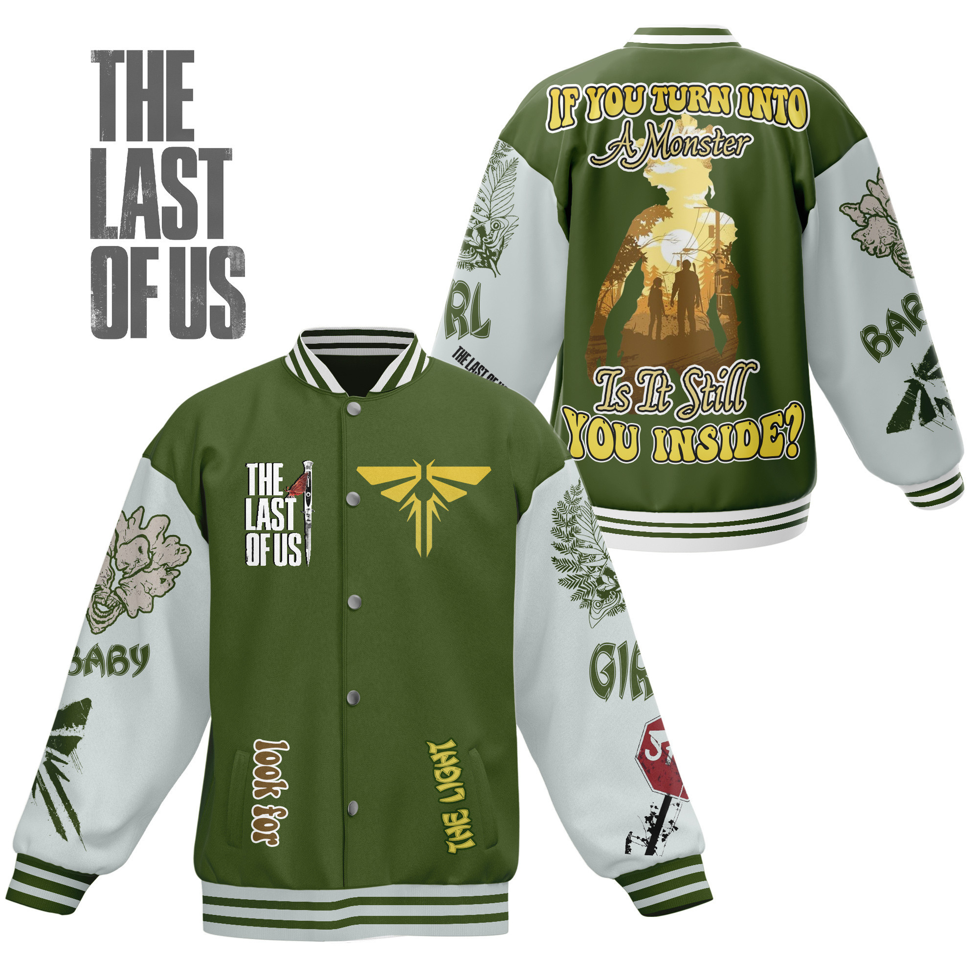 comfimerch the last of us new bomber baseball jacket for fan ox5vb