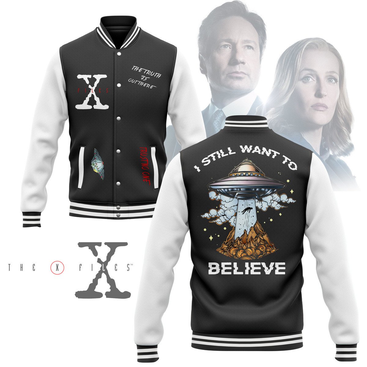 comfimerch the x files new bomber baseball jacket for fan jcflb