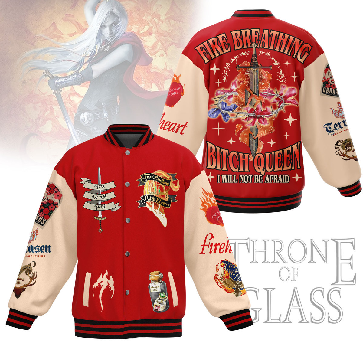 comfimerch thrones of glass new bomber baseball jacket for fan e5ow3