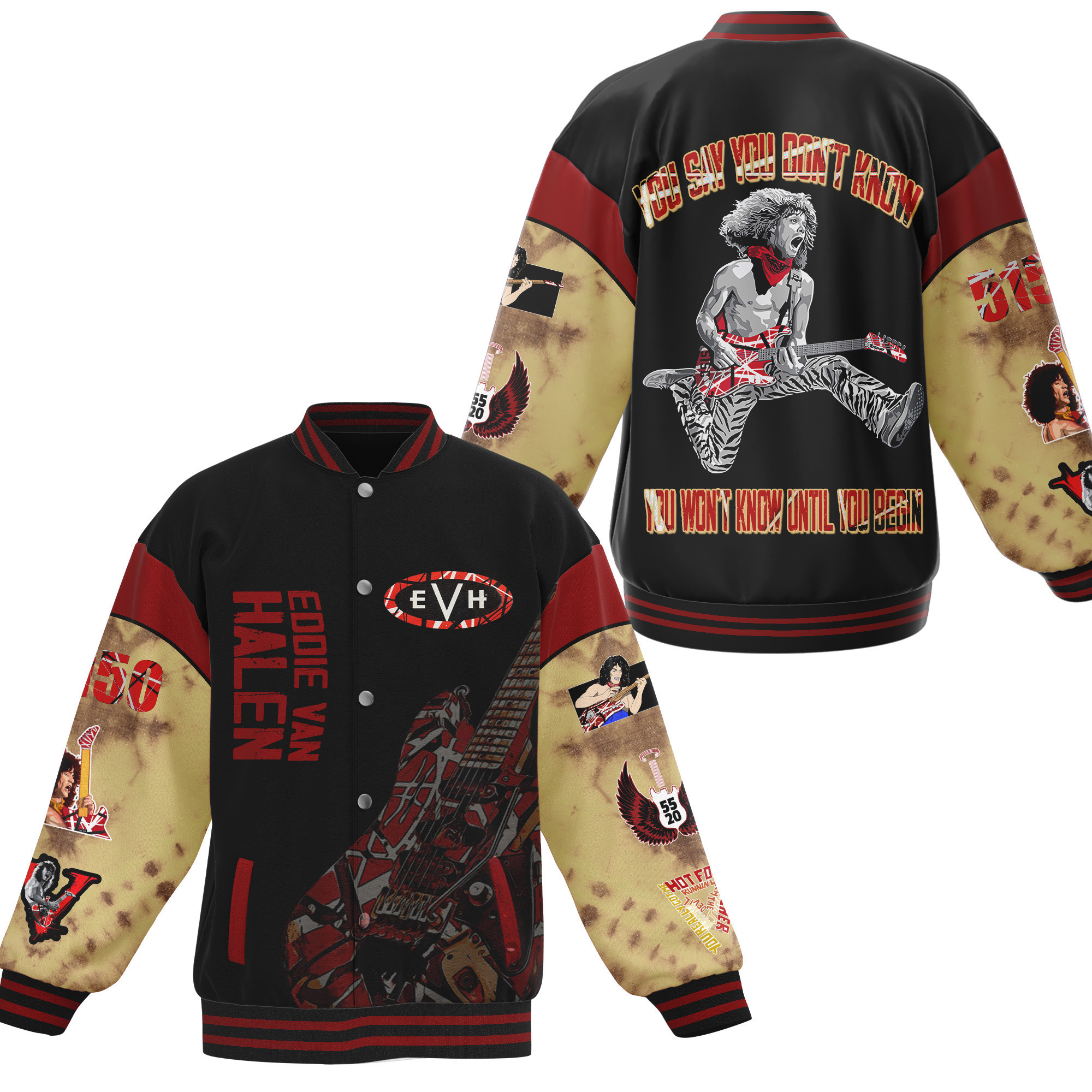 comfimerch van halen new bomber baseball jacket for fan i7dfn