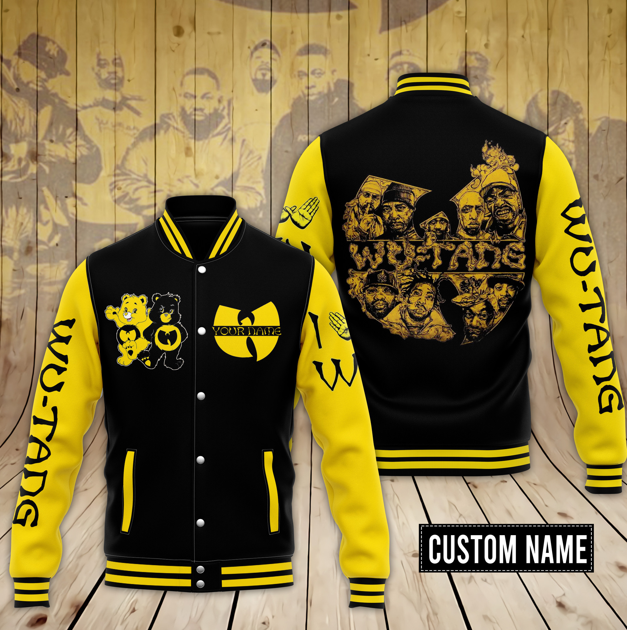 comfimerch wu tang new bomber baseball jacket for fan iy08i