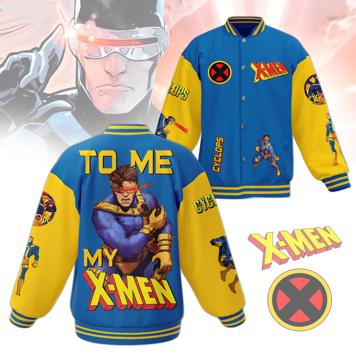 comfimerch x men new bomber baseball jacket for fan hmvib