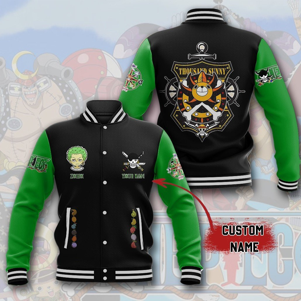 comfimerch zoro one piece new bomber baseball jacket for fan w6mec