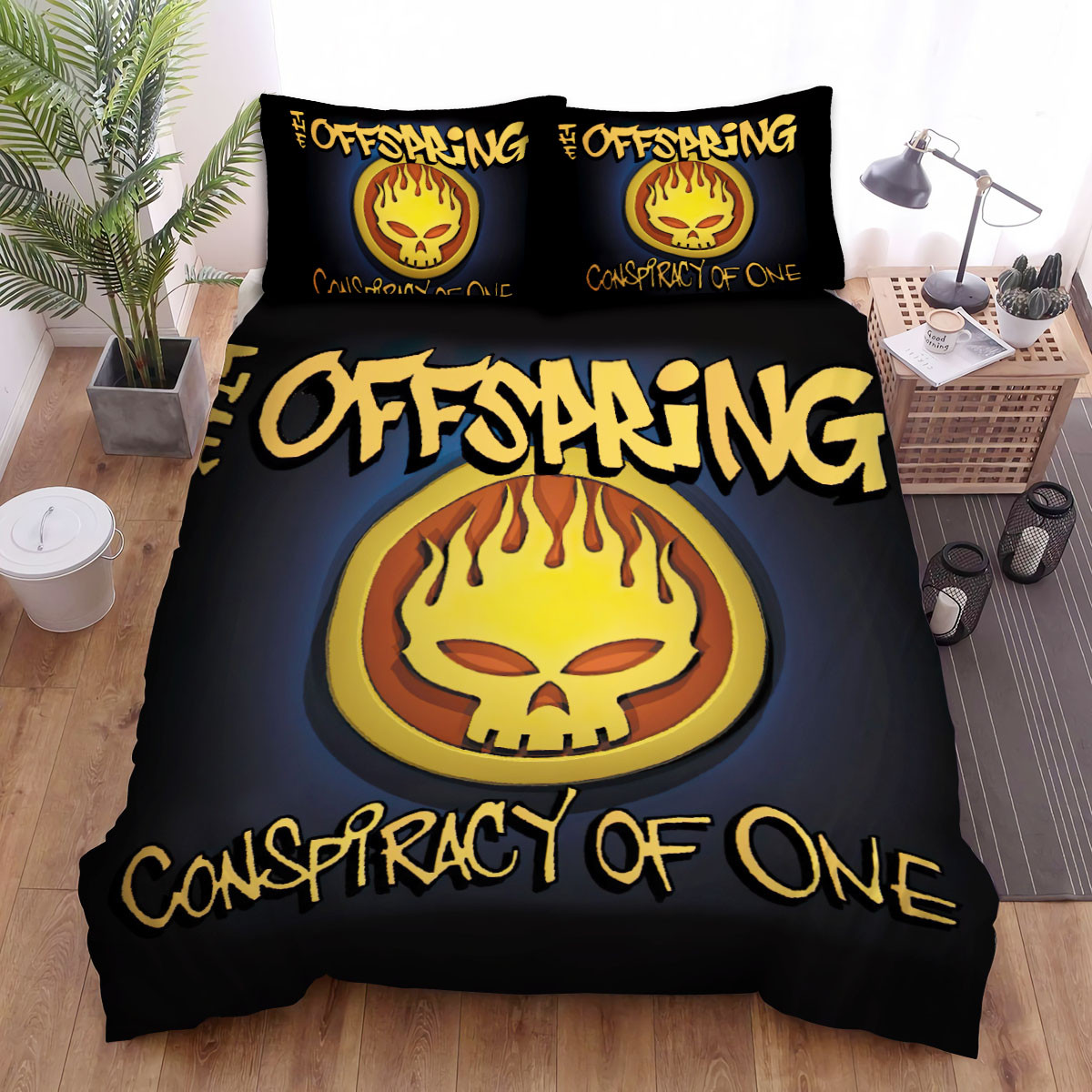 conspiracy of one the offspring bed sheets spread comforter duvet cover bedding sets 5ptfa