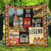 coors banquet quilt blanket funny gift for beer lover dphfh