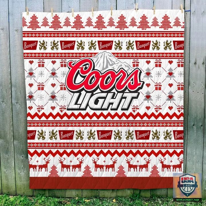 coors light beer ugly quilt blanket vxwki