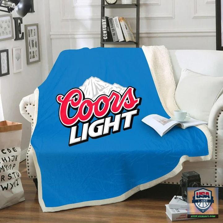 coors light soft blanket woven blanket orom6