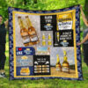 corona light quilt blanket funny gift for beer lover qk307