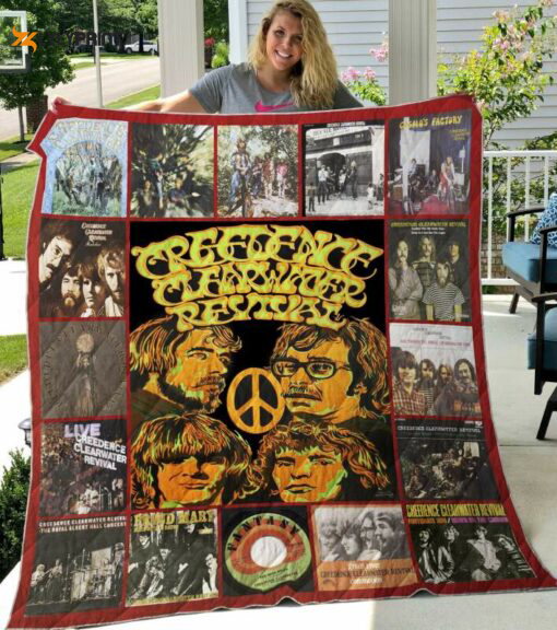 creedence clearwater revival 1 quilt blanket for fans home decor gift 3