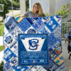 creighton bluejays quilt blanket for fans home decor gift 450x500 1