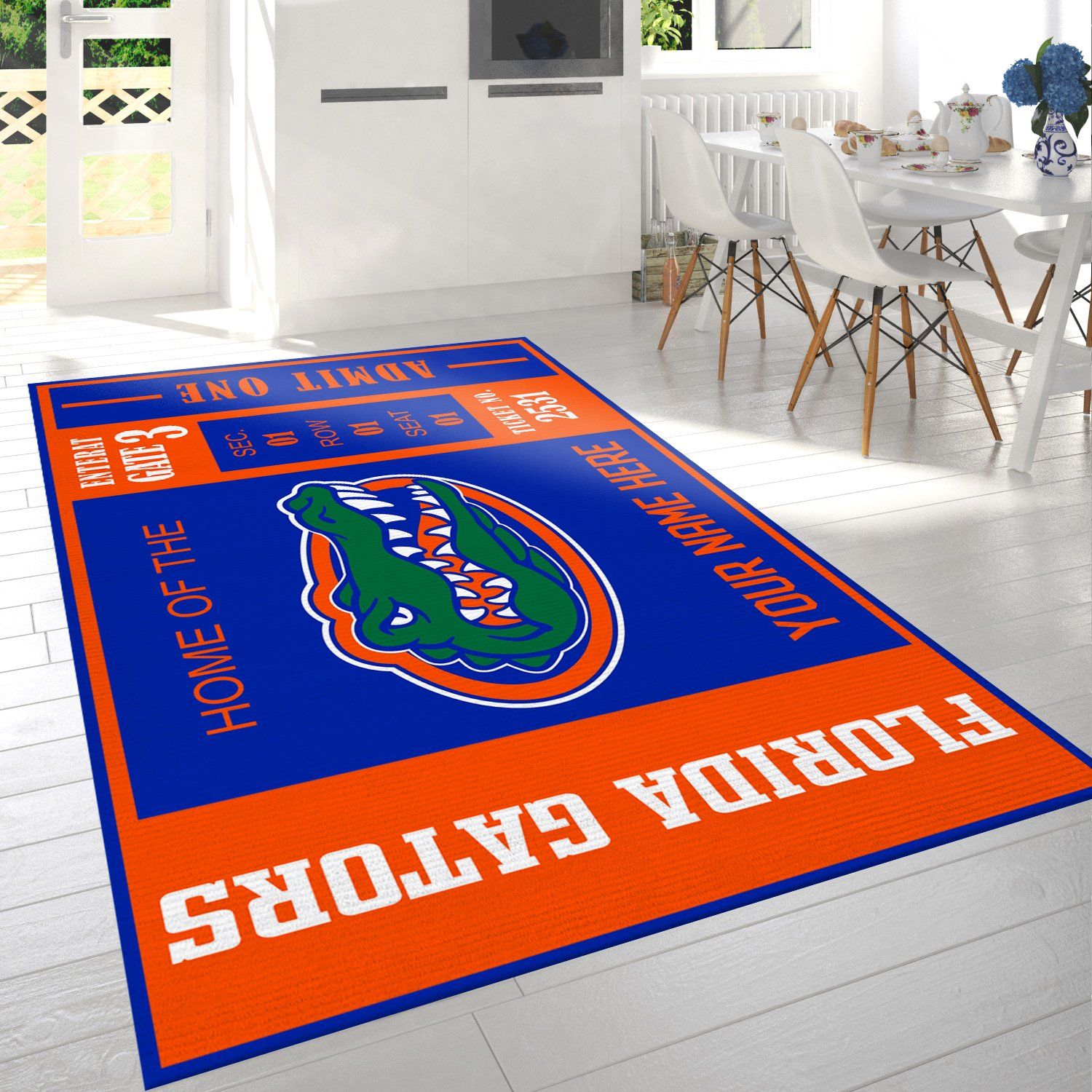 customizable florida gators rug custom size and printing 0