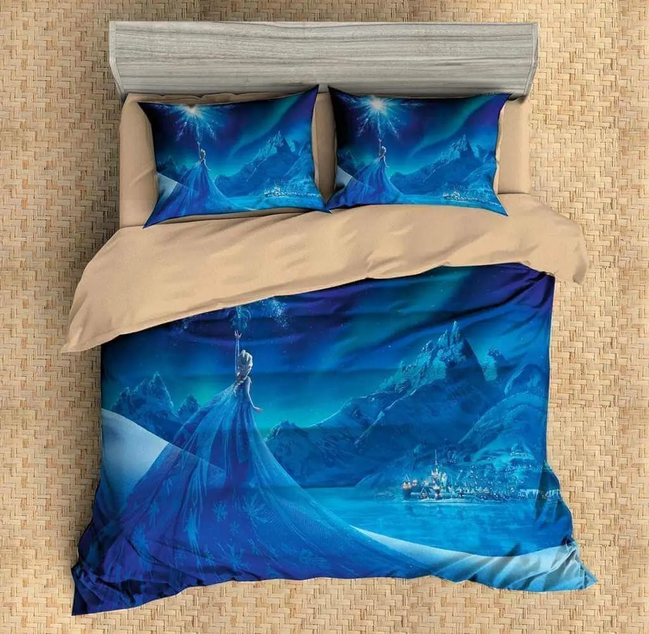 customize frozen elsa duvet cover bedroom sets comfortable bedding sets migcm