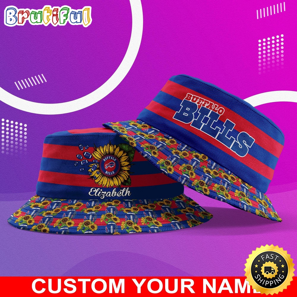 customized nfl buffalo bills bucket hat sunflower nfl bucket hat z6a4e