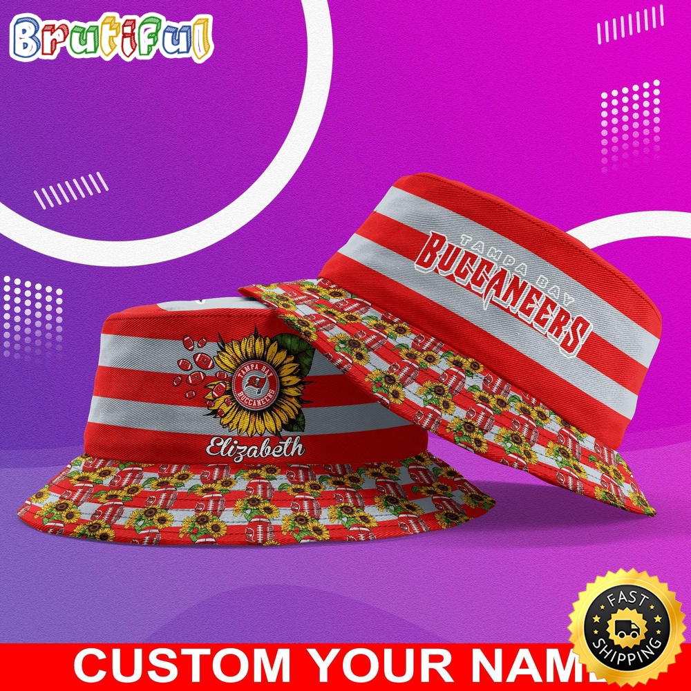 customized nfl tampa bay buccaneers bucket hat sunflower nfl bucket hat 9zxp0