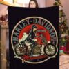 cute girl motor cycles harley davidson blanket qbvxf