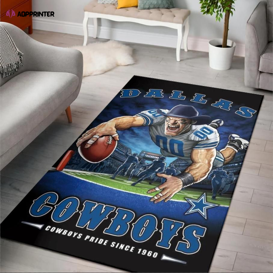 dallas cowboys cowboys pride since 1960 rug living room floor decor fan gifts