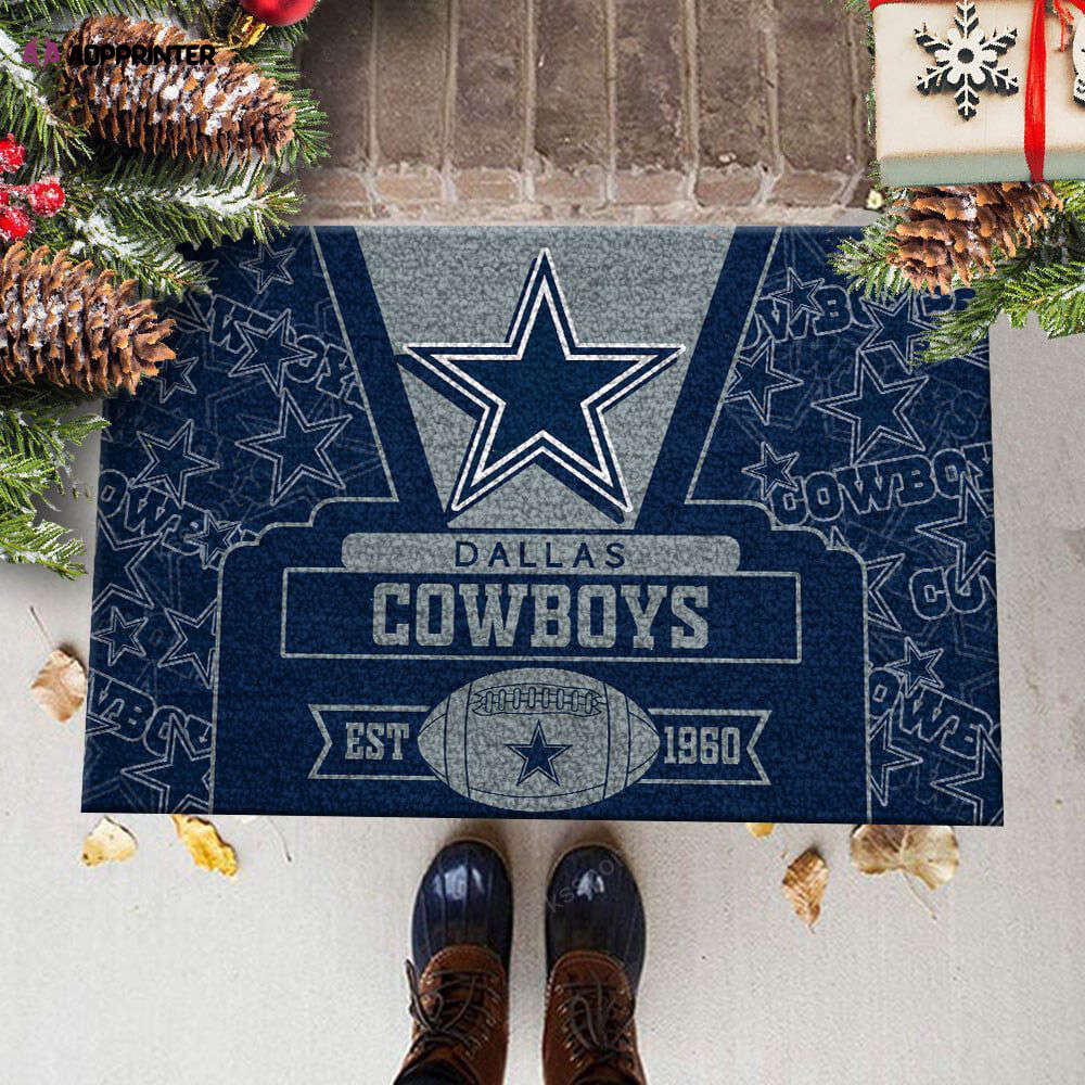 dallas cowboys doormat best gift for home decor 1 1