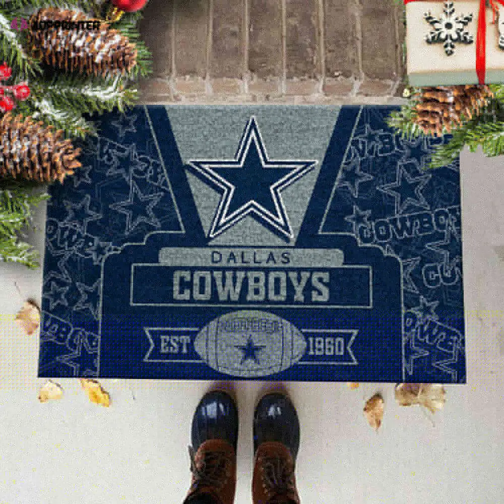dallas cowboys doormat best gift for home decor 1 1