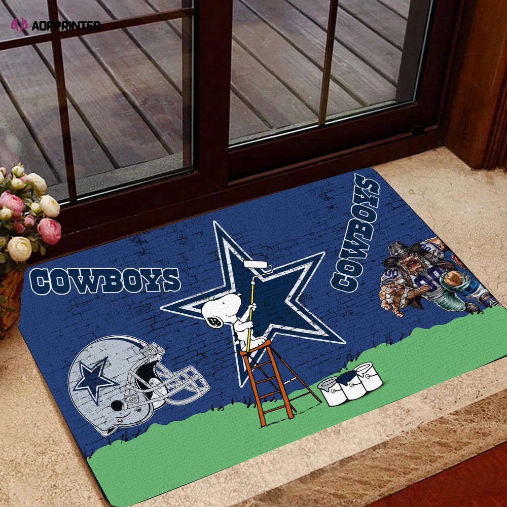 dallas cowboys doormat gift for home decor 1 4