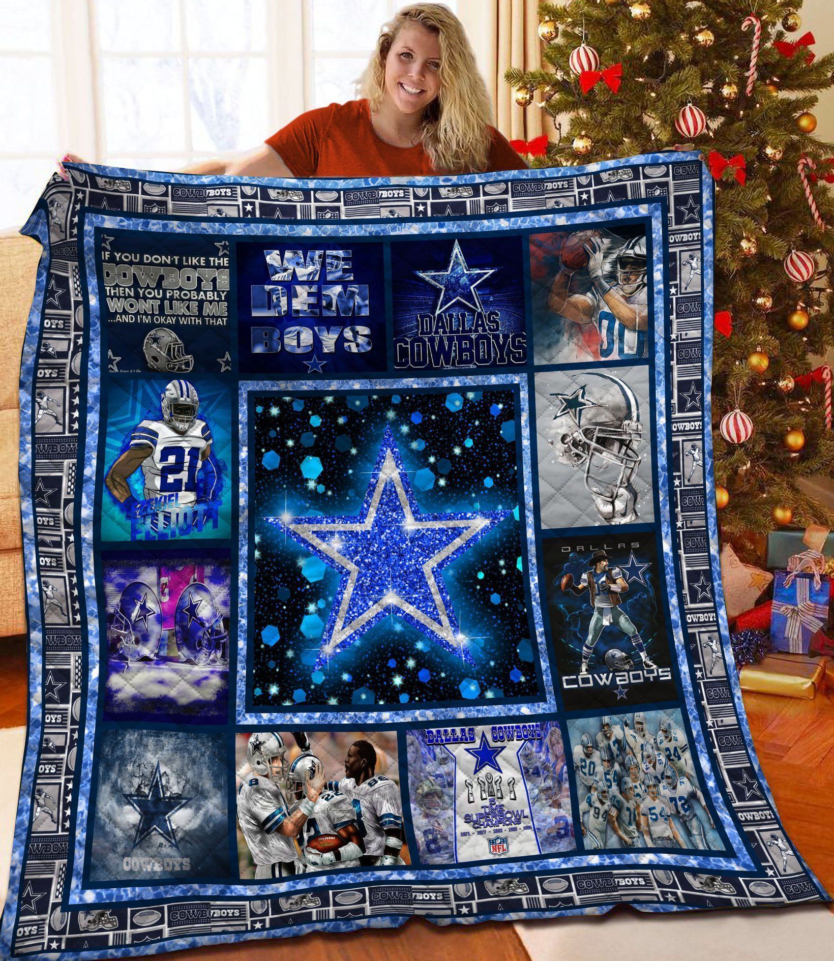 dallas cowboys premium quilt 57 mdqie