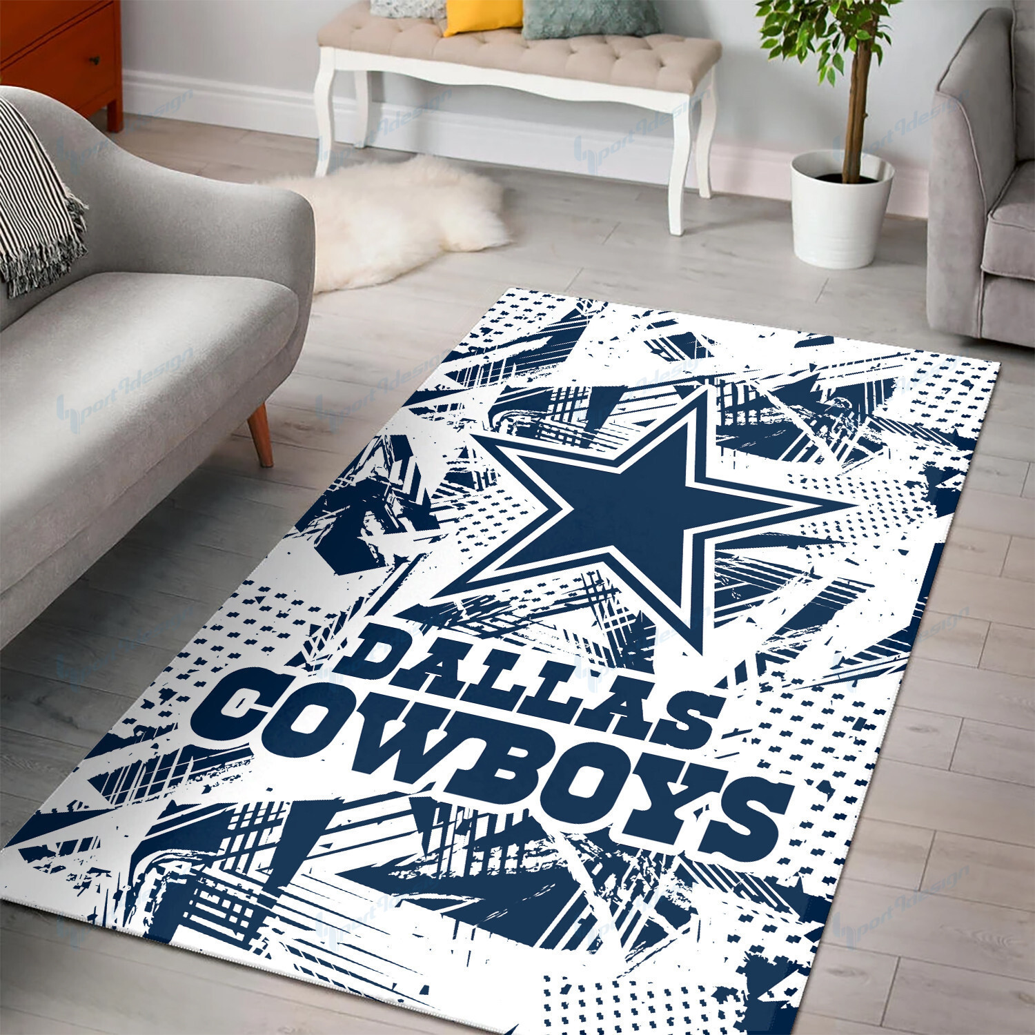 dallas cowboys premium rectangle rug 3 62jsq