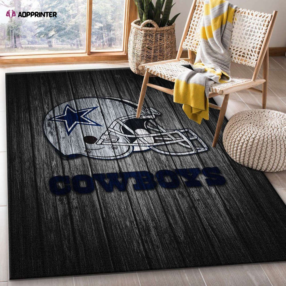 dallas cowboys rug living room floor decor fan gifts 107