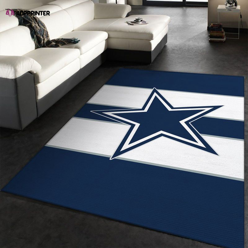 dallas cowboys rug living room floor decor fan gifts 109