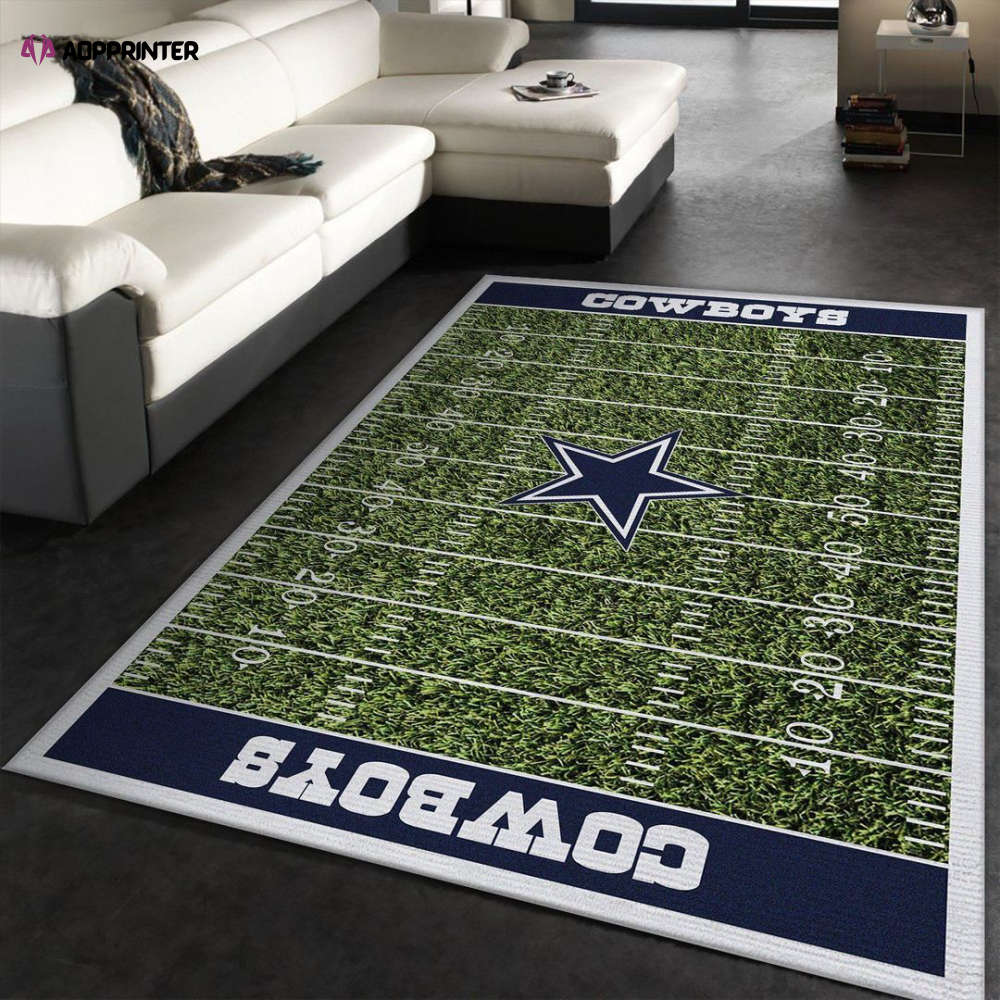 dallas cowboys rug living room floor decor fan gifts 134