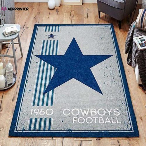 dallas cowboys rug living room floor decor fan gifts 155 500x500 1