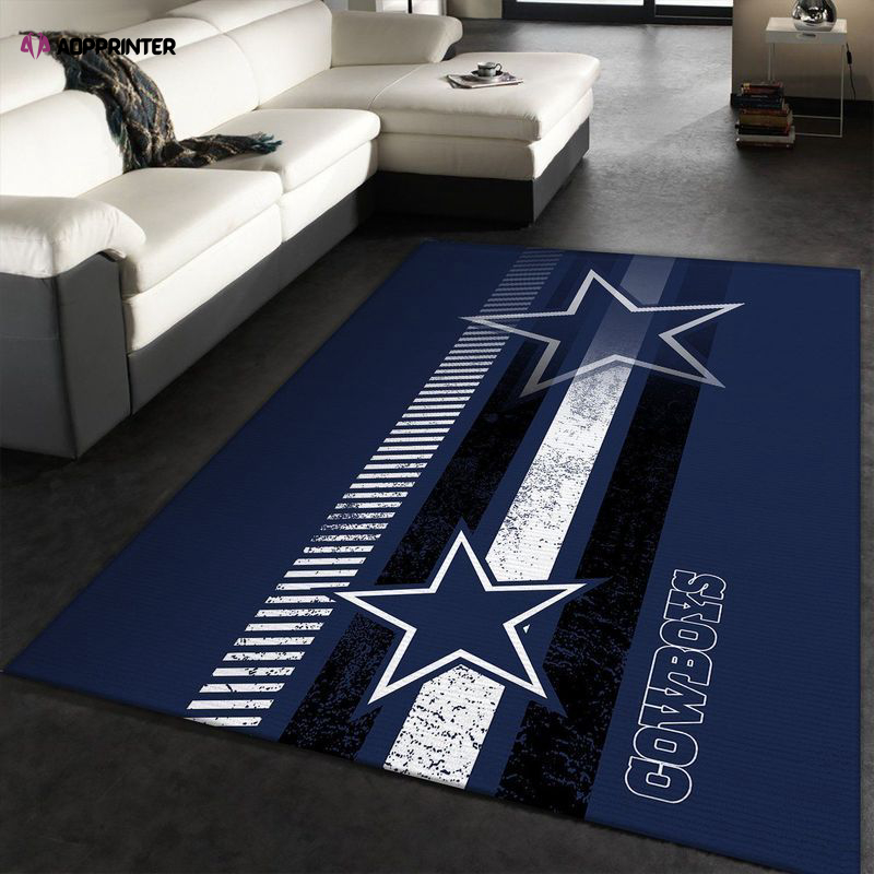 dallas cowboys rug living room floor decor fan gifts 165