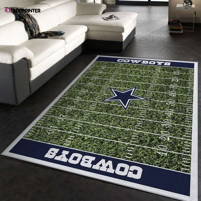 dallas cowboys rug living room floor decor fan gifts 236