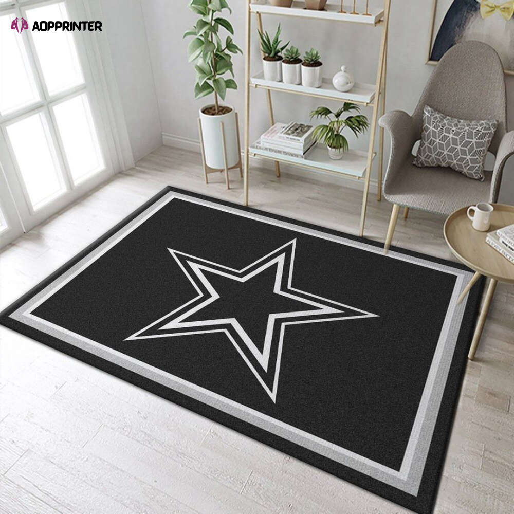 dallas cowboys rug living room floor decor fan gifts 305